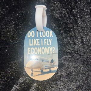 Fly Economy - Custom Hardboard Luggage Tags – Personalize Your Travel Style!